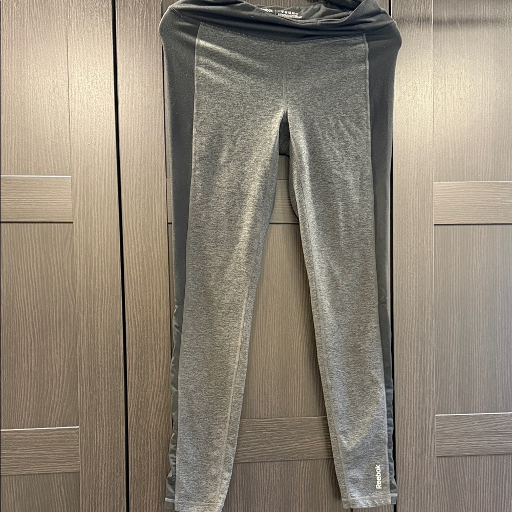 Gray & Black Leggings